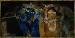 Untitled by Arup Das, Gouache on paper, sold Jul 2011