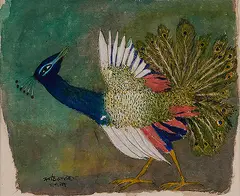 Untitled by Kartick Pyne, Watercolour and ink on paper, sold Jul 2011