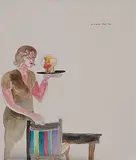Untitled by K. Laxma Goud, Watercolour and ink on paper, offered Jul 2011