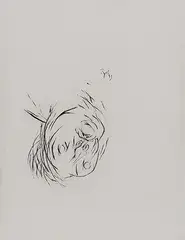 Untitled by Tyeb Mehta, Crayon on paper, sold Jul 2011