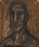 Untitled by Akbar Padamsee, Mixed media on paper, sold Jul 2011