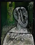 Untitled by F. N. Souza, Chemical alterations on paper, sold Jul 2011