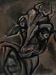 Untitled by Paritosh Sen, Acrylic on paper, offered Jul 2011