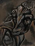 Untitled by Paritosh Sen, Acrylic on paper, offered Jul 2011
