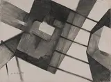 Untitled by Lalu Prasad Shaw, Charcoal and pencil on paper, offered Jul 2011