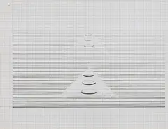 Untitled by Nasreen Mohamedi, Pencil on graph paper, sold Jul 2011