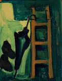 Untitled by Hari Ambadas Gade, Oil on paper, sold Jul 2011