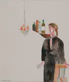 Untitled by K. Laxma Goud, Watercolour and ink on paper, sold Jul 2011