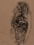 Untitled by Paritosh Sen, Ink and wash on paper, sold Jul 2011