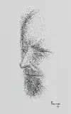 Untitled by Akbar Padamsee, Charcoal on paper, sold Jul 2011