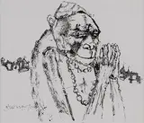 Untitled by Shyamal Dutta Ray, Ink on paper, offered Jul 2011