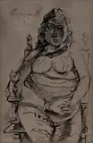 Untitled by Paritosh Sen, Ink and wash on paper, sold Jul 2011