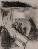 Untitled by Ram Kumar, Charcoal on paper, sold Jul 2011