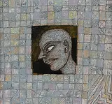 Untitled by Jogen Chowdhury, Ink and pastel on paper, sold Jul 2011
