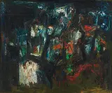 Untitled by S. H. Raza, Oil on canvas, offered Jun 2011