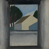 The Window by Atul Dodiya, Acrylic on plywood, offered Jun 2011