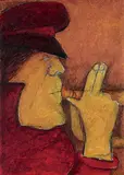 Untitled by Krishen Khanna, Acrylic on canvas, sold Jun 2011