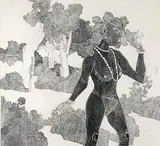Untitled by K. Laxma Goud, Mixed media on paper, sold Jun 2011