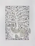 Untitled by A. Ramachandran, Serigraphy on paper, sold May 2011