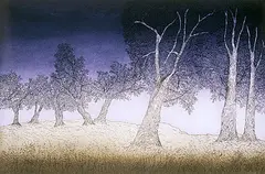 Eight Trees by Paramjit Singh, Etching on paper, offered May 2011
