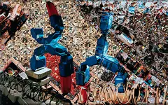 Baricade (with Props) by Vivan Sundaram, Digital print on paper, offered May 2011