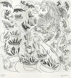 Untitled by Bhupen Khakhar, Etching on paper, sold May 2011
