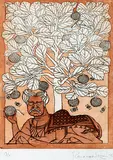 Untitled by A. Ramachandran, Etching on paper, sold May 2011