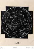 Stars by Zarina, Woodcut on paper, sold May 2011