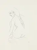 Untitled by F. N. Souza, Lithograph on paper, sold Apr 2011