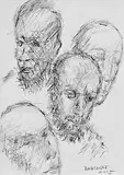Untitled by Akbar Padamsee, Pencil on paper, sold Apr 2011