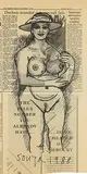 Untitled (Portrait of Fergie) by F. N. Souza, Ink on newspaper pasted on board, sold Apr 2011