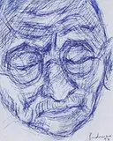Untitled by Akbar Padamsee, Pen on paper, sold Apr 2011