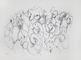 Untitled by Avinash Chandra, Pen and ink on paper, offered Apr 2011