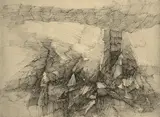 Untitled by Ram Kumar, Pen and ink on paper, offered Apr 2011