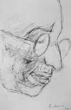 Untitled by Akbar Padamsee, Charcoal on paper, sold Apr 2011
