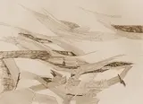 Untitled by Ram Kumar, Ink on paper, sold Apr 2011