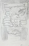 Untitled by Krishen Khanna, Pencil on paper, sold Apr 2011