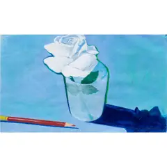 Untitled by Paul Wonner, acrylic on paper, sold May 2026