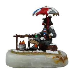 Untitled by Ron Lee, mixed media sculpture in hand-painted and gold-plated pewter, sold Jul 2026