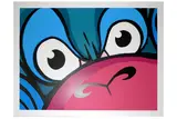 Mighty Monkey (Blue Edition)'20118 colour hand pulled screen print on 300 gsm somerset velvet Edition of 30Signed and numbered by the artist50 x 70 cmARR by Mighty Mo, print, offered Jan 2020