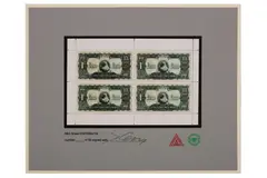 Mint Sheet CNPD00a100'Mounted mint stamp sheetEdition of 50Signed and numbered by the artist24 x 31 cmARR by James Cauty, print (other), offered Jan 2020