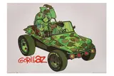 White Gorillaz Poster'2001Offset lithograph63.7 x 86.7cm by Jamie Hewlett, print (other), offered Jan 2020