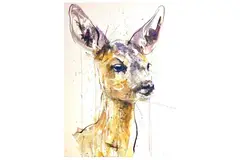 Doe - Hand Finished by Dave White, print, offered Jan 2020