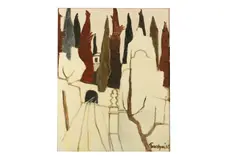 R.a. (1910-1988) by Julian Trevelyan, oil on canvas, offered Dec 2019