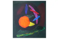 R.a. (1934-2011) by John Hoyland, acrylic, offered Dec 2019