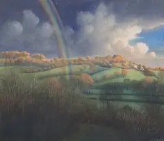 Rainbow by James Lynch, watercolour, sold Dec 2015