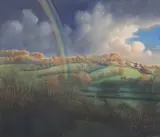 Rainbow by James Lynch, watercolour, sold Dec 2015