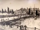 Demolition of Devonshire House by Job Nixon, engraving and drypoint, sold Dec 2015