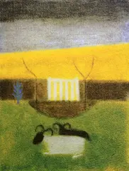 Screen print by Craigie Aitchison, 1998, print, sold Dec 2015