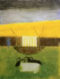 Screen print by Craigie Aitchison, 1998, print, sold Dec 2015